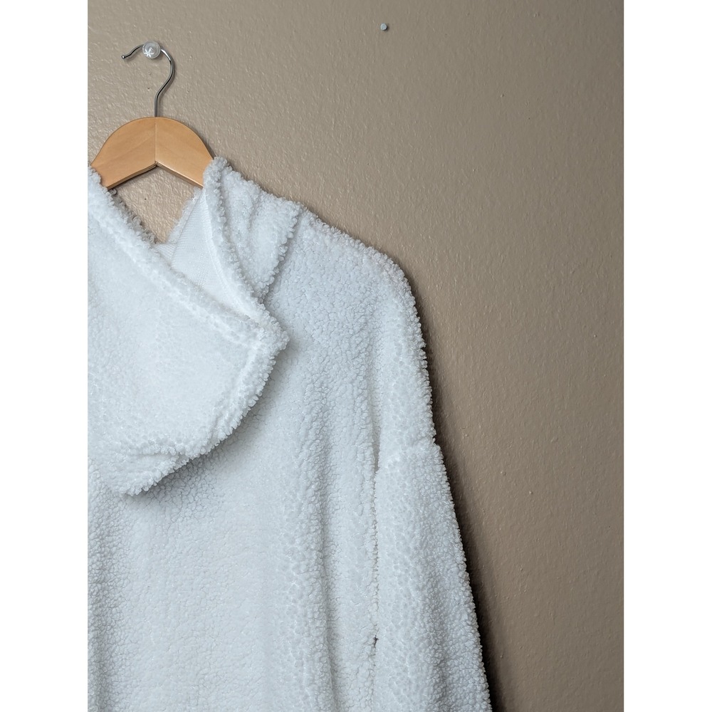 NFL Sherpa Hoodie Women XL White Philadelphia Eagles Gameday Fleece Pullover - Picture 13 of 15